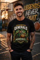 Washington Generals Basketball T Shirt Retro Sports Fan Graphic Tee