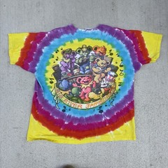 Liquid Blue Grateful Dead Big River Jamboree Tie-Dye T Shirt Size L