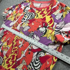Disney Lion King T-Shirt Unisex Large Multicolor All Over Print Simba Zazu Tee