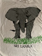 Sri Lanka Elephant TShirt Adult XL Safari Wildlife Gentle Giant Tourist Nature