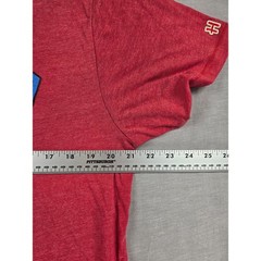 Homage Philadelphia Phillies Phillie Phanatic Red Tri-Blend T-Shirt Mens Large