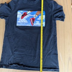 Jordan Black T-Shirt Size M Flight Essentials Clouds Jumpman Nike Air 23