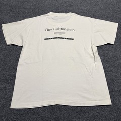 Vintage Roy Lichtenstein Guggenheim Museum Shirt XL Grrrrrrr Dog Pop Art 90s