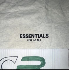 Fear of God Essentials T-Shirt SS22 Light Oatmeal – 100% Authentic