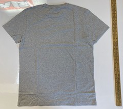Triumph Motorcycles T-Shirt Mens Medium Burnham Gray Marl Spellout Logo Cotton