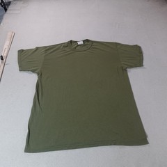 Vintage Soffe Military Shirt Mens Large Green USA Blank Army Casual Undershirt