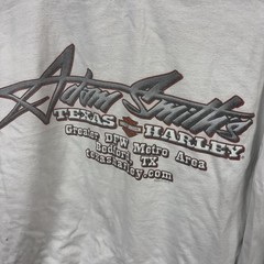 Vintage Harley Davidson Long Sleeve Shirt L With Side Hits Motorcycle