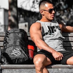 Men Workout Tank Top Sleeveless Gym Shirts Bodybuilding Fitness Muscle Tee Shirt