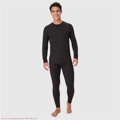 Hanes Men’s Thermal Long Sleeve Performance Shirt – Black XXL *SEE DEAL!!!*