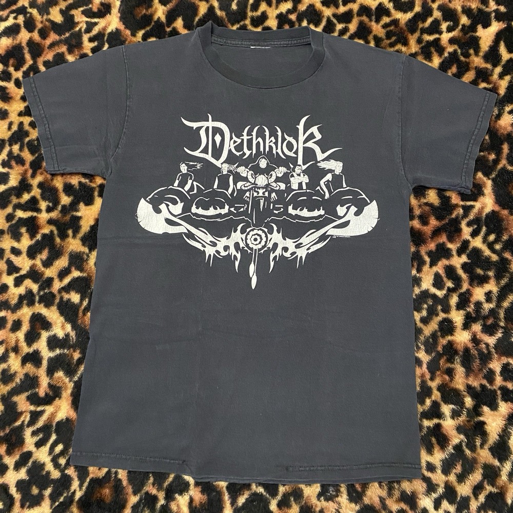 VTG Dethklok Shirt Metalocalypse Cartoon Network T-Shirt Y2K