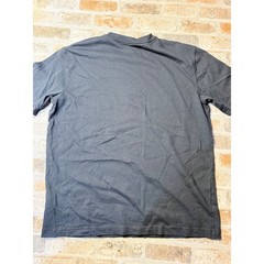Lands End Mens Super-T Short Sleeve Cotton Crewneck T-Shirt Charcoal Gray Size M