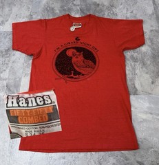Vintage 70s 80s I’m A Girard Night Owl Philadelphia Diner T Shirt Fifty Fifty S