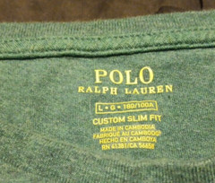 Lot Of 5 L Polo Ralph Lauren Solid Color T Shirts Mixed Color Style Age Lot LL15