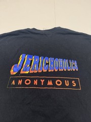 Vintage WCW Wrestling Monday Jericho Anonymous Print T Shirt Rare 90s Y2k WWF XL