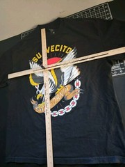 Suavecito Shirt Mens 2XL Black Traditional Art Eagle Graphic Print California