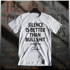 Gangster T-shirt, Mobster Hustle Dope Urban Hip Hop Thug Silence Quote tee