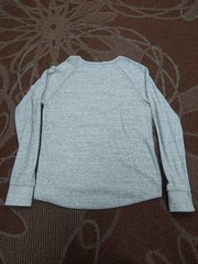 American Eagle Long Sleeve Shirt Gray Men’s Size Medium Thermal Embroidered Logo