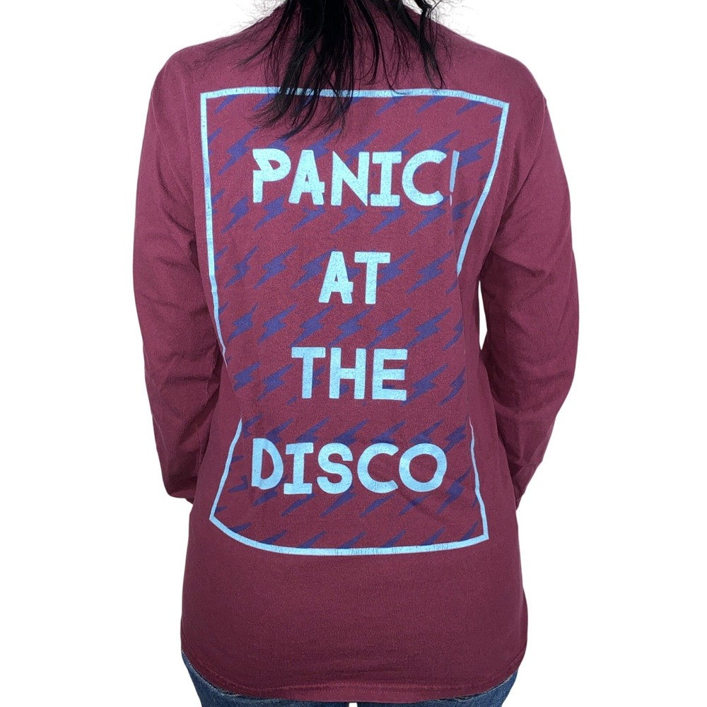 Panic! At The Disco Rock Band Graphic Long Sleeve Front Back T-Shirt Size Small
