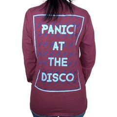Panic! At The Disco Rock Band Graphic Long Sleeve Front Back T-Shirt Size Small