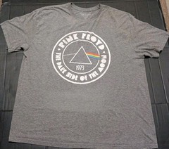 Pink Floyd Dark Side Of The Moon Grey T-Shirt Mens 2X