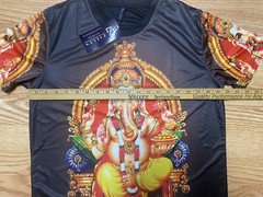 Lord Ganesh Shri Ganesha Hindu Chakra Men Women Unisex T-shirt S/M polyester