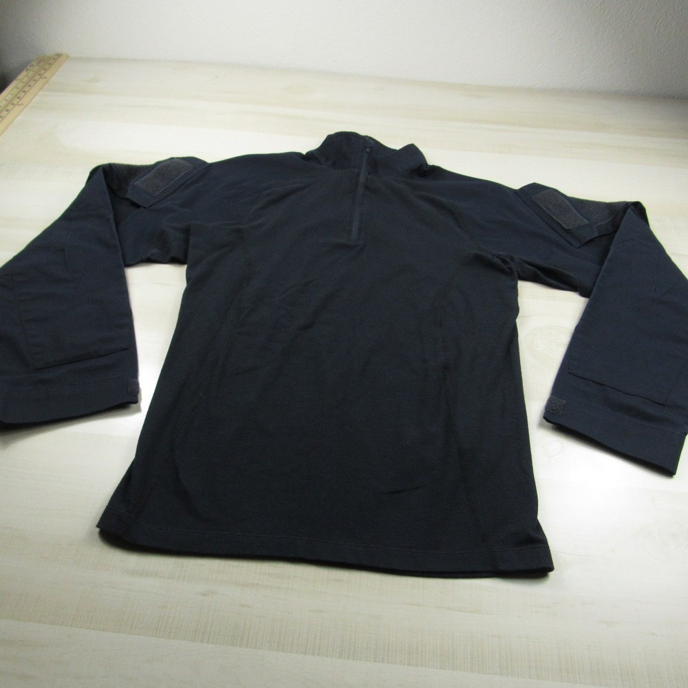 5.11 Tactical Shirt Mens Medium Black Rapid Assault Zip Combat Utility Military