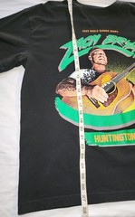 Official 2025 Zach Bryan Tour T-Shirt Huntington WV Black Cotton Size Large L