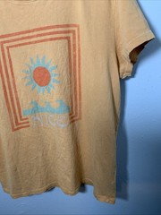 Junk Food Tee Clothing Unisex Yellow Ocean Vibe Sea Nice Love T-Shirt Medium