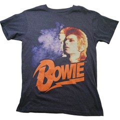 David Bowie Graphic T-Shirt Charcoal Heather Small