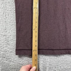 Public Rec Shirt Mens Medium Red Burgundy Performance Stretch Pima Cotton Crew