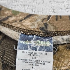 Shadow Branch Shirt Mens XL Brown Camouflage Hunting Embroidered Logo Relaxed