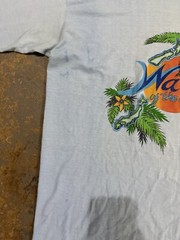 Vintage 80’s Single Stitch Blue Waves of the World Beach Graphic Shirt