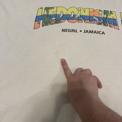 VINTAGE Hedonism II Resort Shirt Negril Jamaica Oversized Puff Print Tropical