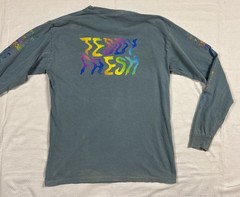 Teddy Fresh Pink Acid Trip Long Sleeve T-Shirt Medium