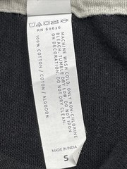 LAT Black Long Sleeve T-shirt “But first Let Me Thank God” S