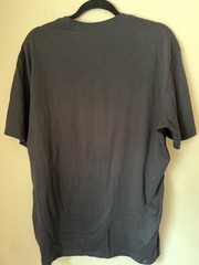 True Religion Mens XL Black T Shirt Gold Foil Horseshoe Logo Graphic NWT Tee