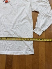 Men’s AND1 White Long Sleeve Graphic Tshirt Size XL HAS FLAWS