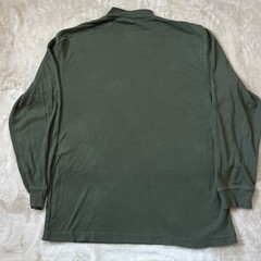 John Ashford men’s turtle neck color olive green long sleeve shirt size XL