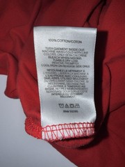 Express Men’s Graphic Logo T-Shirt Red Cotton Short Sleeve Size Large