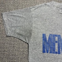Vintage 80s Memphis Tigers T Shirt Mens Large Gray Tri Blend Single Stitch USA