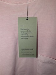 Goodfellow & Co Mens Sz Large Crew Neck Long Sleeve Shirt Pink w/Pocket. NWT.