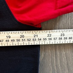 Tommy Hilfiger Men’s Small Ribbed Embroidered Logo Pullover Red and Blue