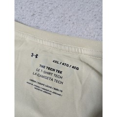 NEW! Under Armour T-Shirt Mens 4XL Tan Tech 2.0 SS Tee Loose Fit 1326413