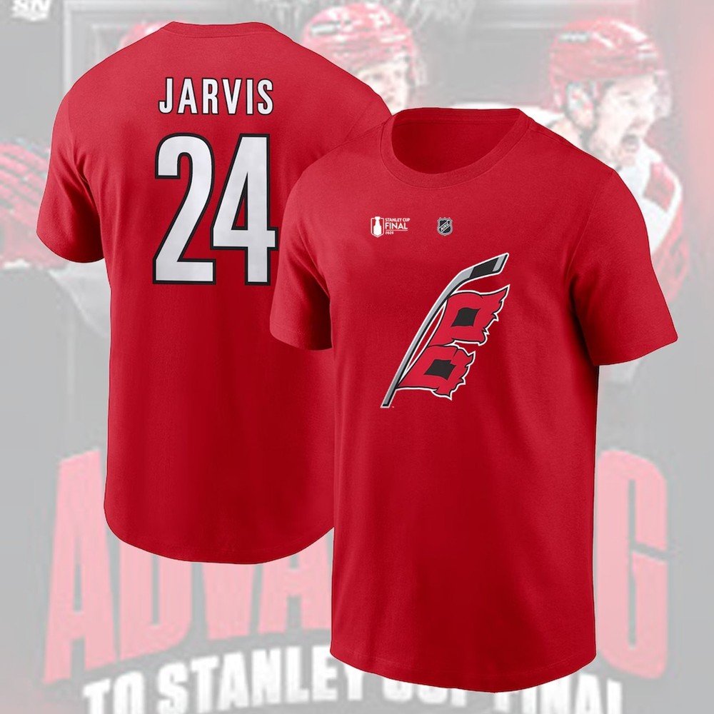 NEW! Red’s Carolina Hurricanes Stanley Cup Final 2026 Name & Number Gift For Fan