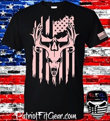t-shirt,Hunting,Deer Hunting,Country Life,Bow Hunting,Buck Skull,Custom t-shirt
