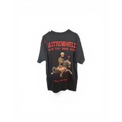 Travis Scott Astroworld Wish You Were Here Tour T-Shirt Black Mens Large