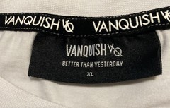 VANQUISH Better than yesterday White Short Sleeve T Shirt sz X-Large See Pic