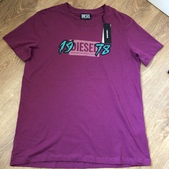 DIESEL Crew Neck Diesel 1978 Successful Living TShirt Large Fit Medium P-P19 NEW