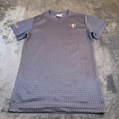 Little Caesars Blue Line T Shirt Mens Small Gray Pizza Logo Performance