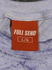 Full Send Shirt Mens Large Hasbulla Cats Graphic Tee Tie Dye Purple Streetwear
